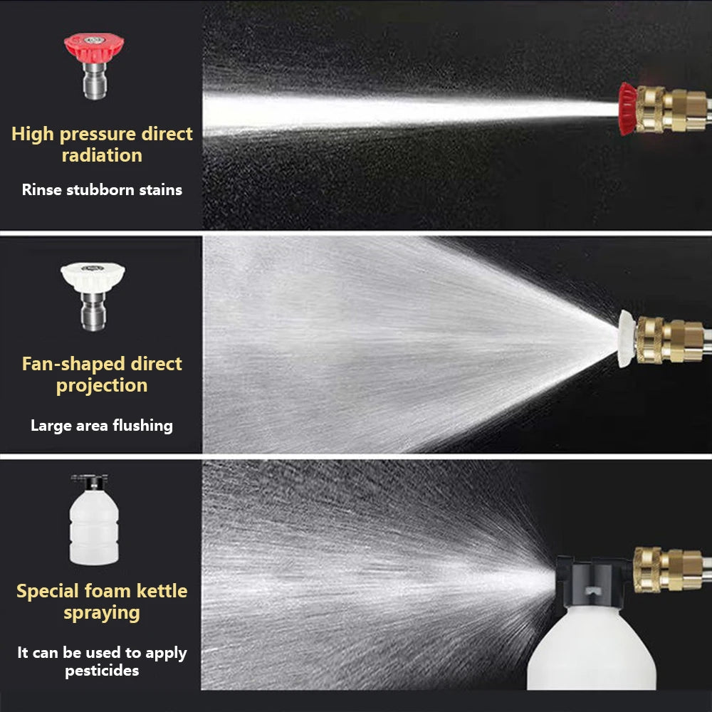 Wireless High Pressure Car Wash Water Gun for Efficient Cleaning