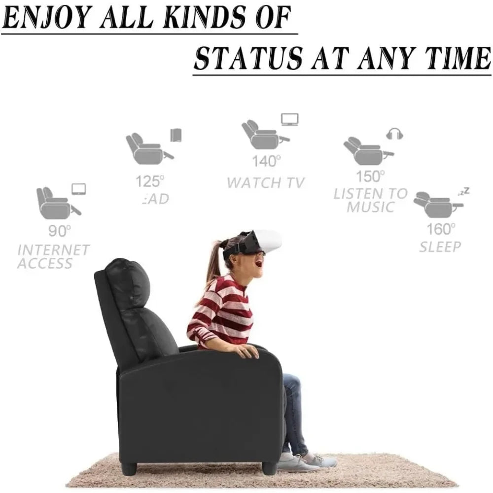 Modern Recliner Chair for Living Room and Home Theater