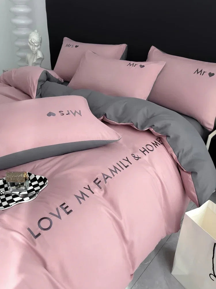 Nordic Luxury Egyptian Cotton Bedding Set for Ultimate Comfort