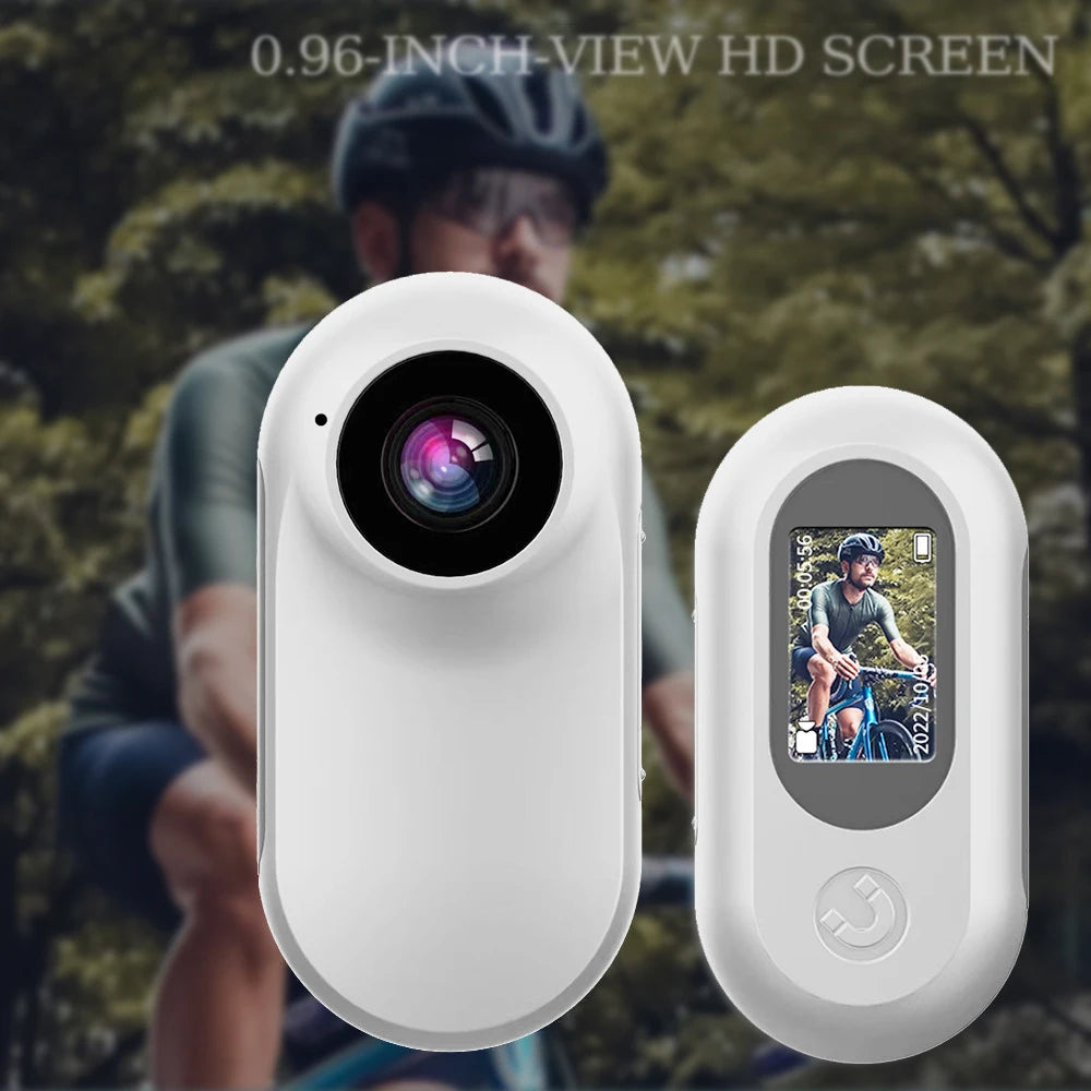 Action Mini Camera With Magnetic Attraction For Sports Recording