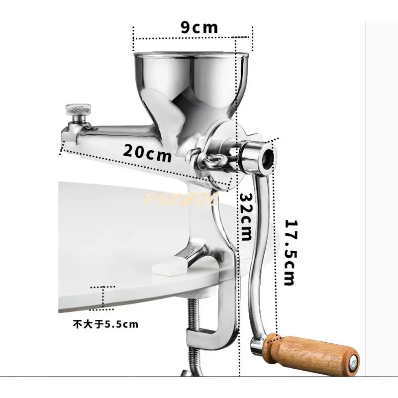 Stainless Steel Manual Juicer For Fresh Fruits And Greens