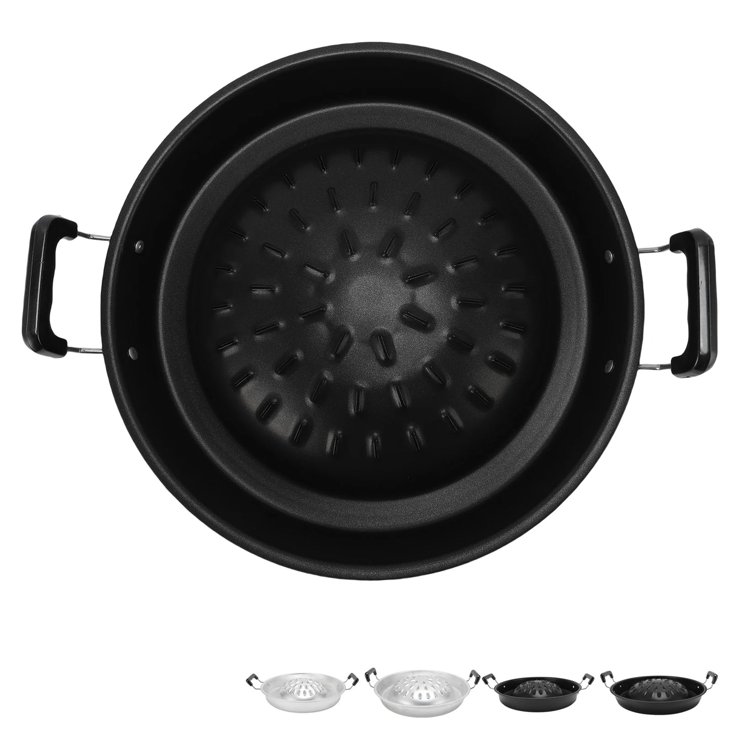 Thai BBQ Grill Pan 2 in 1 Non Stick Indoor Outdoor