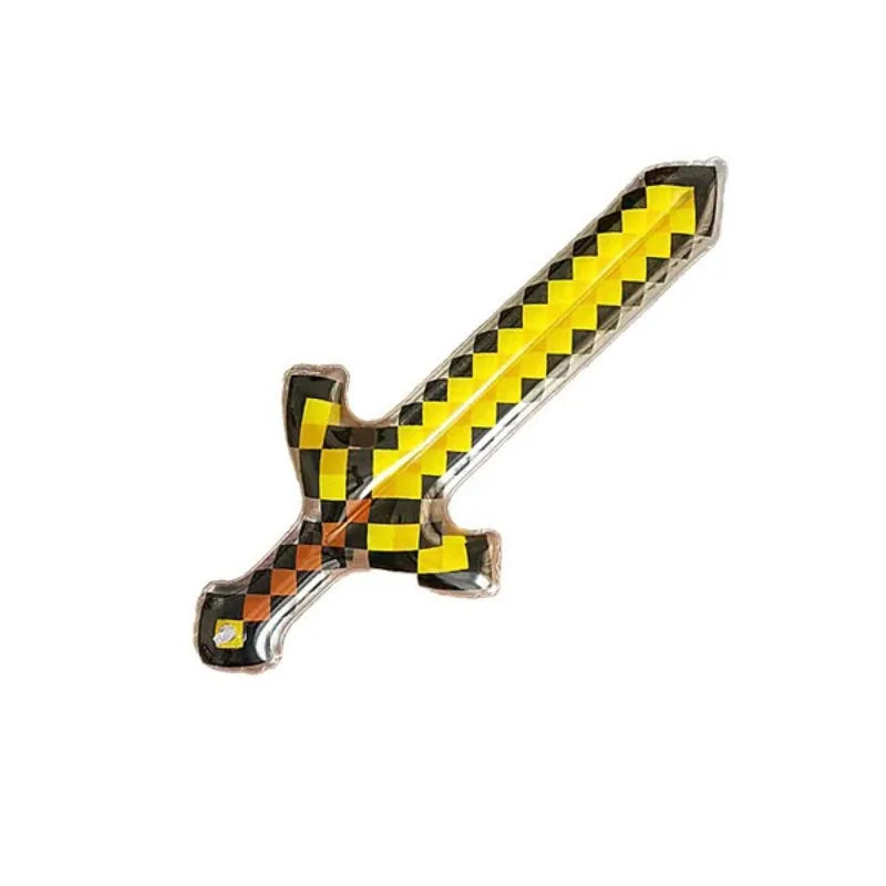 Miner Pixel Crafting Inflatable Sword Axe Party Decoration Toys