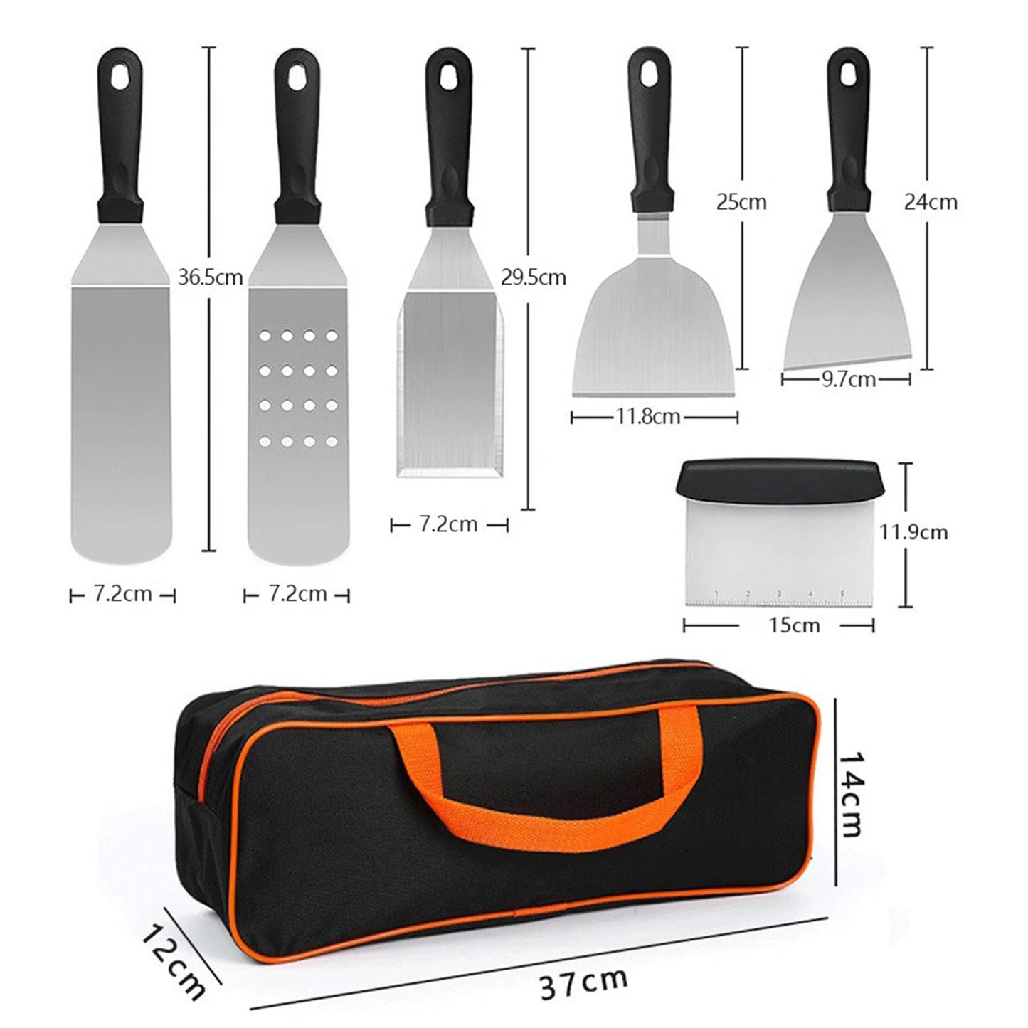 Multi-Purpose BBQ Tool Set for Outdoor Grilling and Cooking