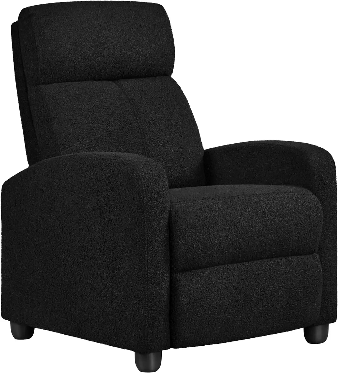 Modern Boucle Recliner Chair for Comfortable Home Theater Seating