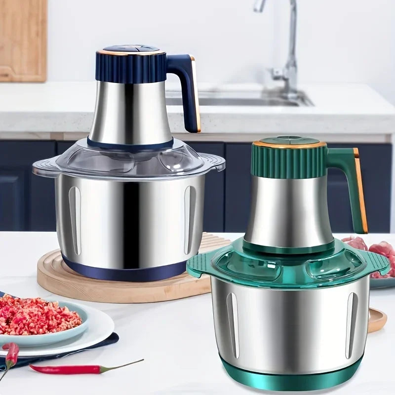 Stainless Steel Electric Meat Grinder And Vegetable Slicer Processor