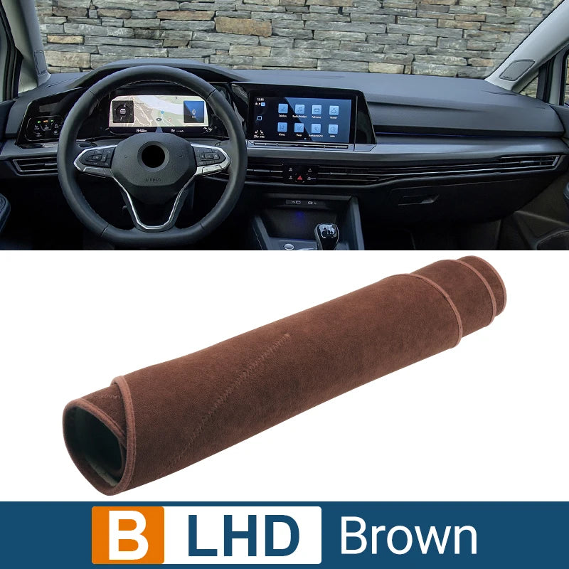 VW Golf 8 Dashboard Mat Sun Shade Non-slip Cover Accessory