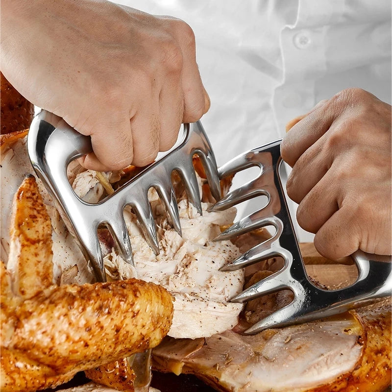 YOMEEI Stainless Steel Bear Claw Meat Shredder Tool Set