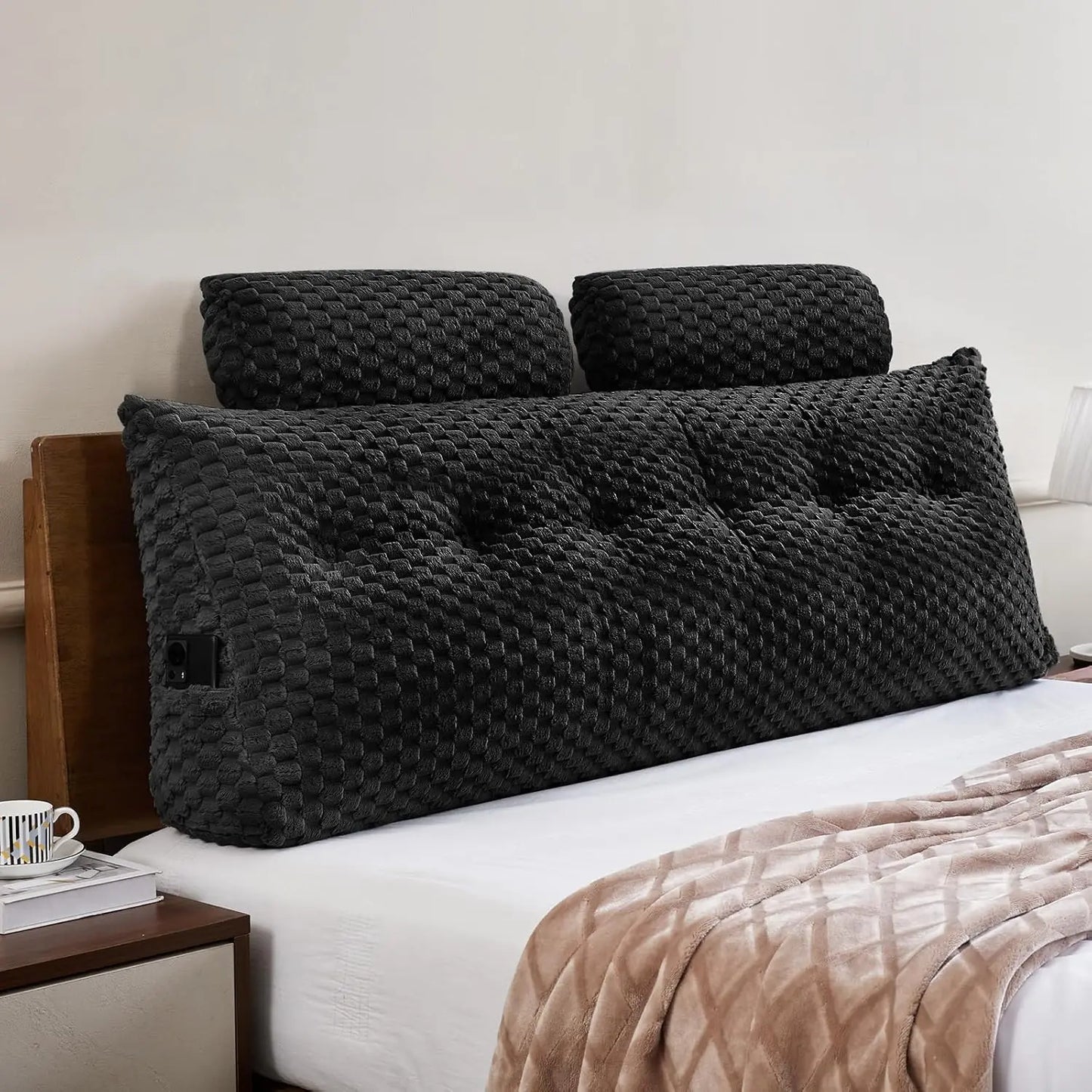 Sichuan Wedge Headboard Pillow for Neck Roll Bolster