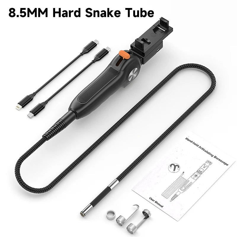 Articulating Borescope Inspection Camera with 1080P Resolution