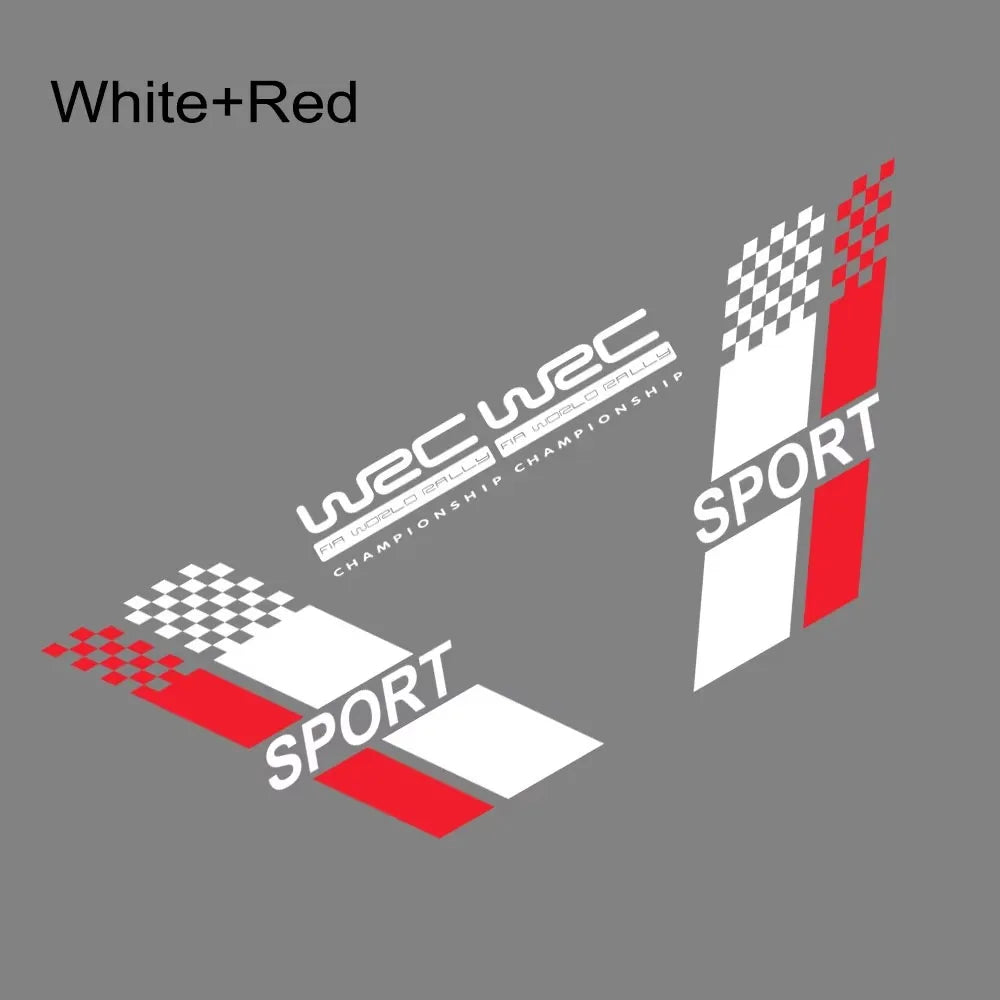 Car Both Side Body Sticker Stylish Auto Racing Sports Vinyl Film Decal For Ford Focus 2 3 MK2 MK3 Tuning Accessories