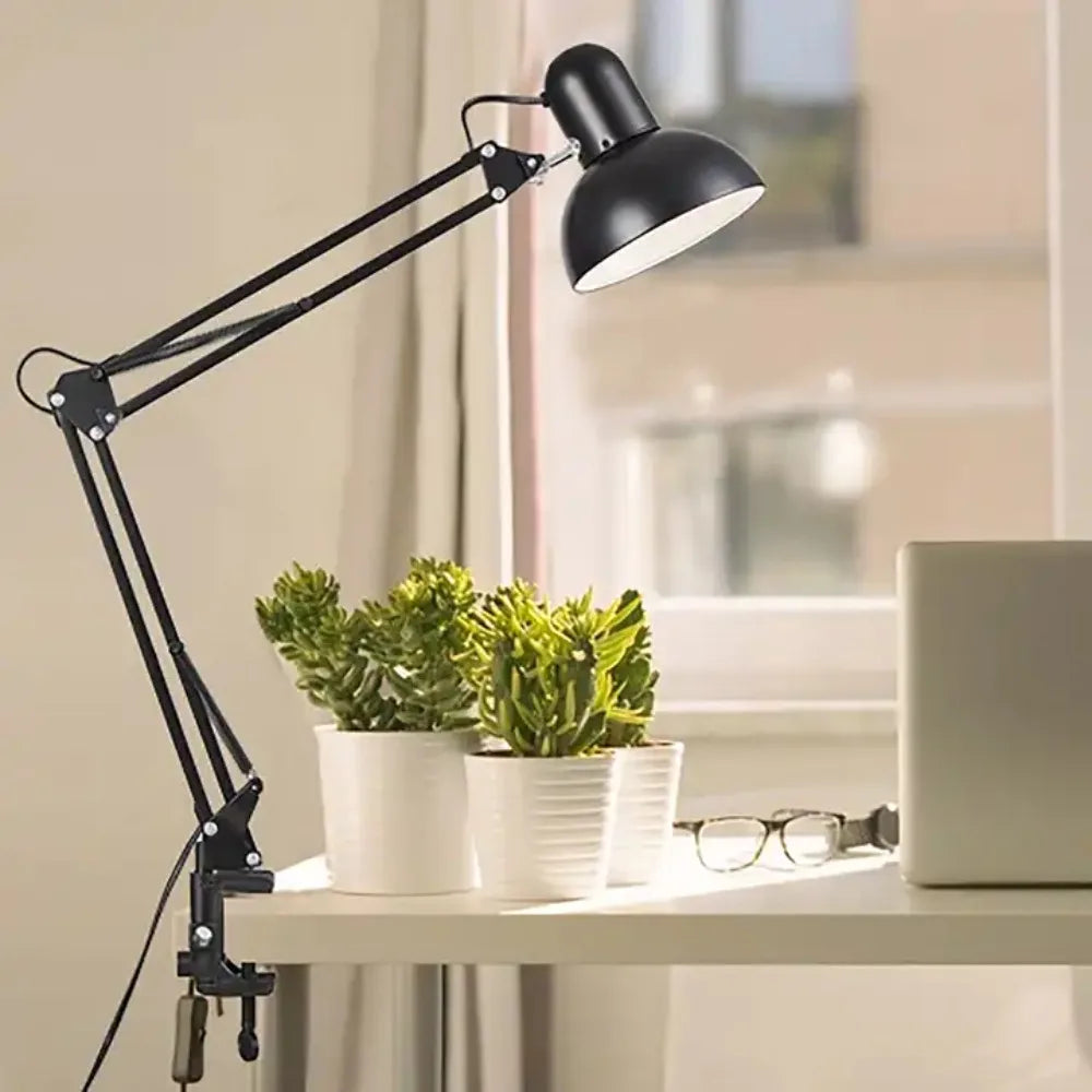 LED Desk Lamp with Clamp for Study and Office Use