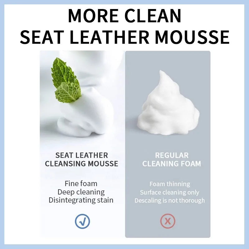 Multi-Purpose Leather Surface Foam Cleaner for Tesla Interiors