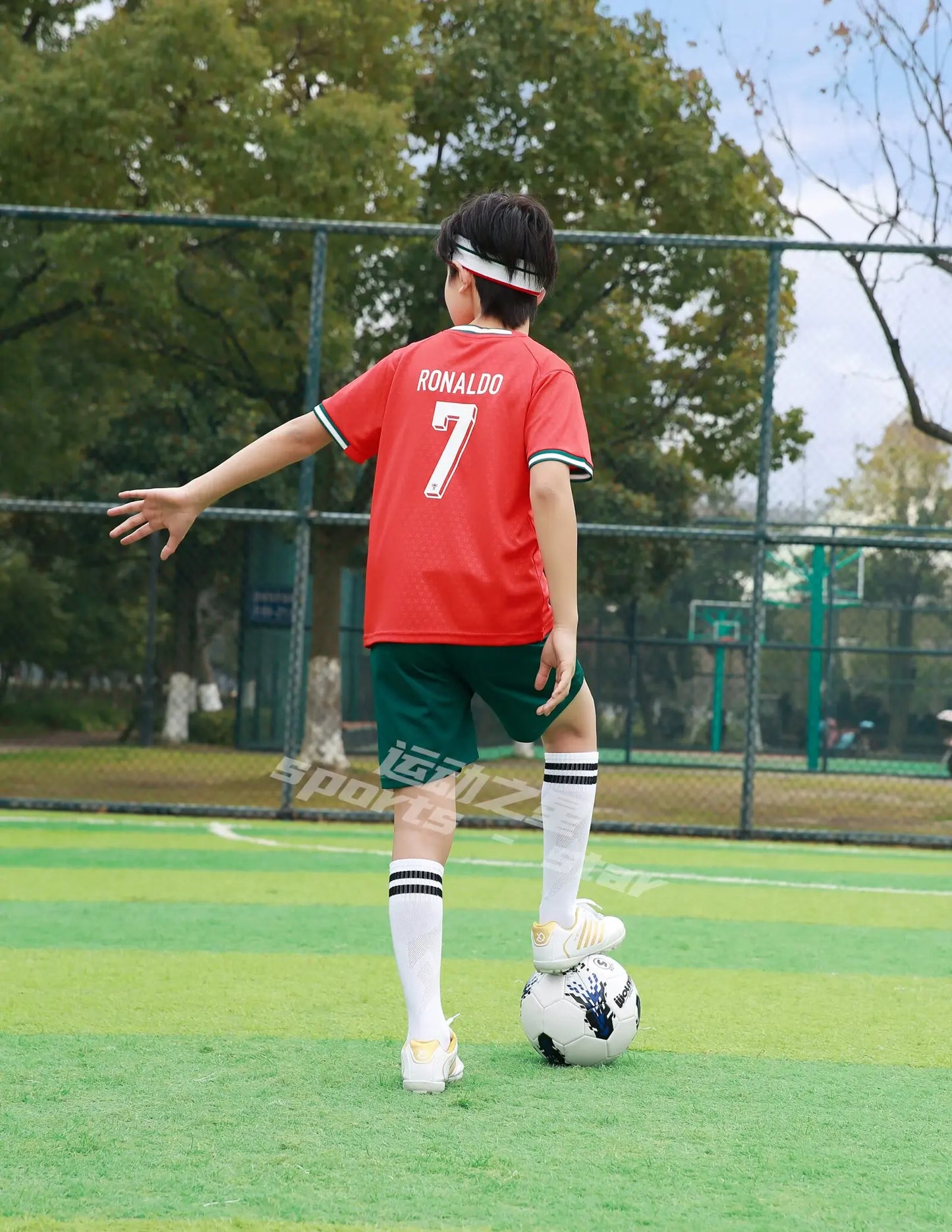 Guangdong Kids Sports Soccer Training Jersey Uniform