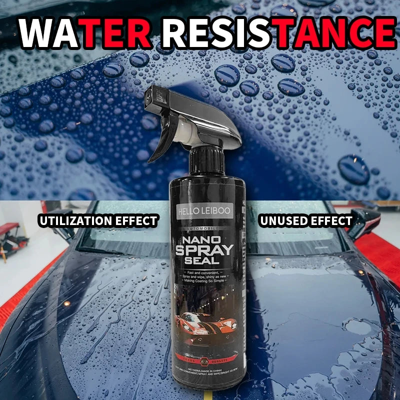 LEIBOO 10H Car Coating 500ML Nano Liquid Glass Plated Crystal Hydrophobic Waterproof Polishing Paint Hardness Car Polish Wax