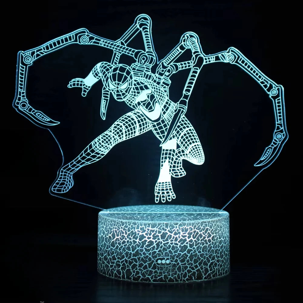 Spiderman Vs Venom Touch Remote Control LED Night Lamp