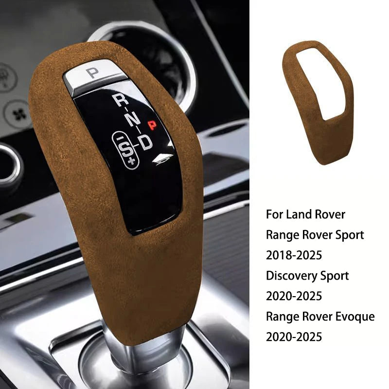 Alcantara Suede Gear Shift Knob Cover For Land Rover