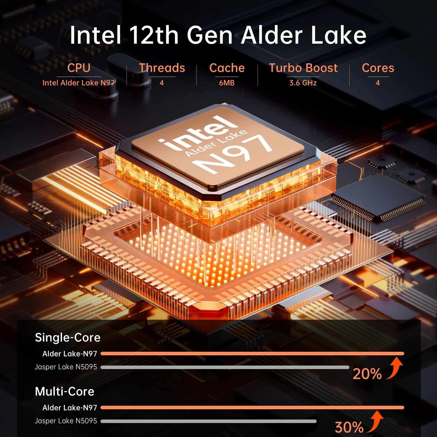 ACEMAGIC Ultra Slim Laptop with Intel Processor and 16GB RAM