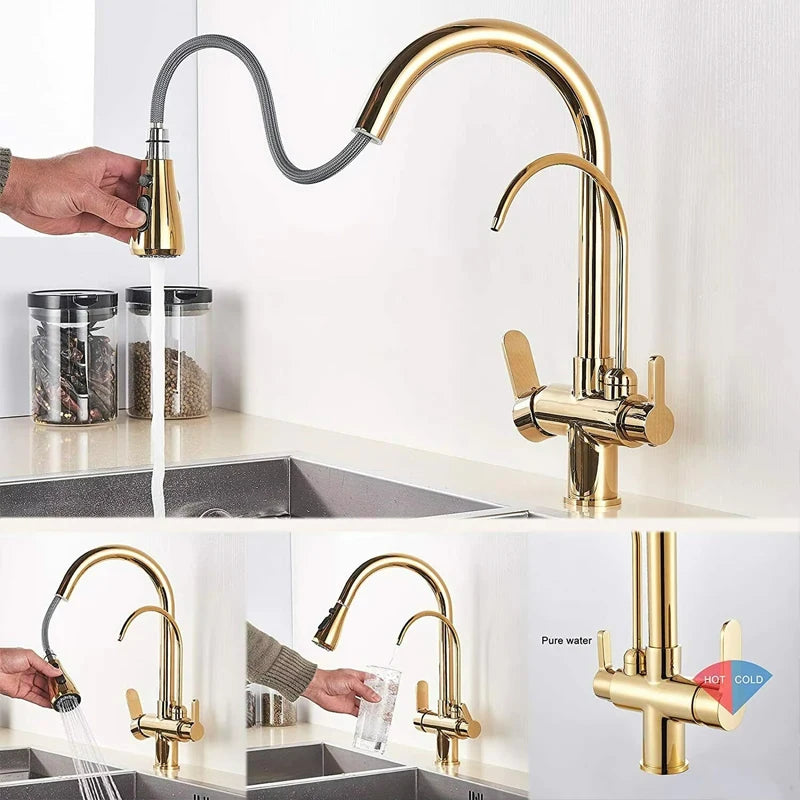 Wanmivezlo Purify Water Deck Mounted Kitchen Faucet