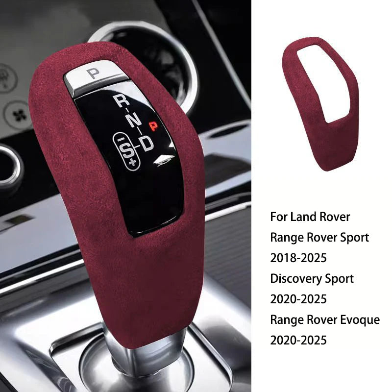 Alcantara Suede Gear Shift Knob Cover For Land Rover