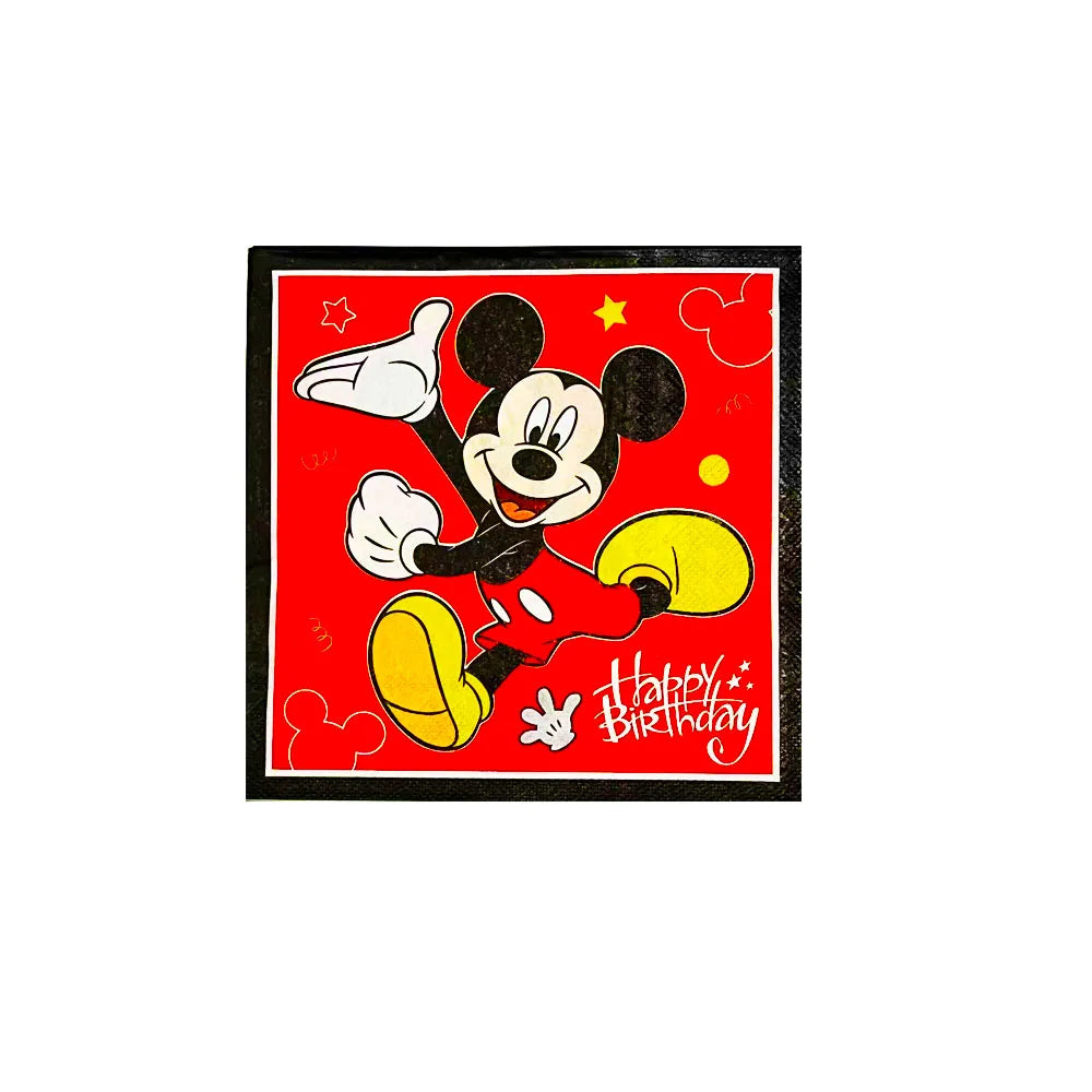 Mickey Mouse Birthday Party Supplies Set for Boys Celebrations