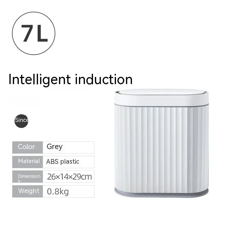 5L 7L 9L Smart Sensor Trash Can Electronic Automatic Garbage Bin for Kitchen and Bathroom