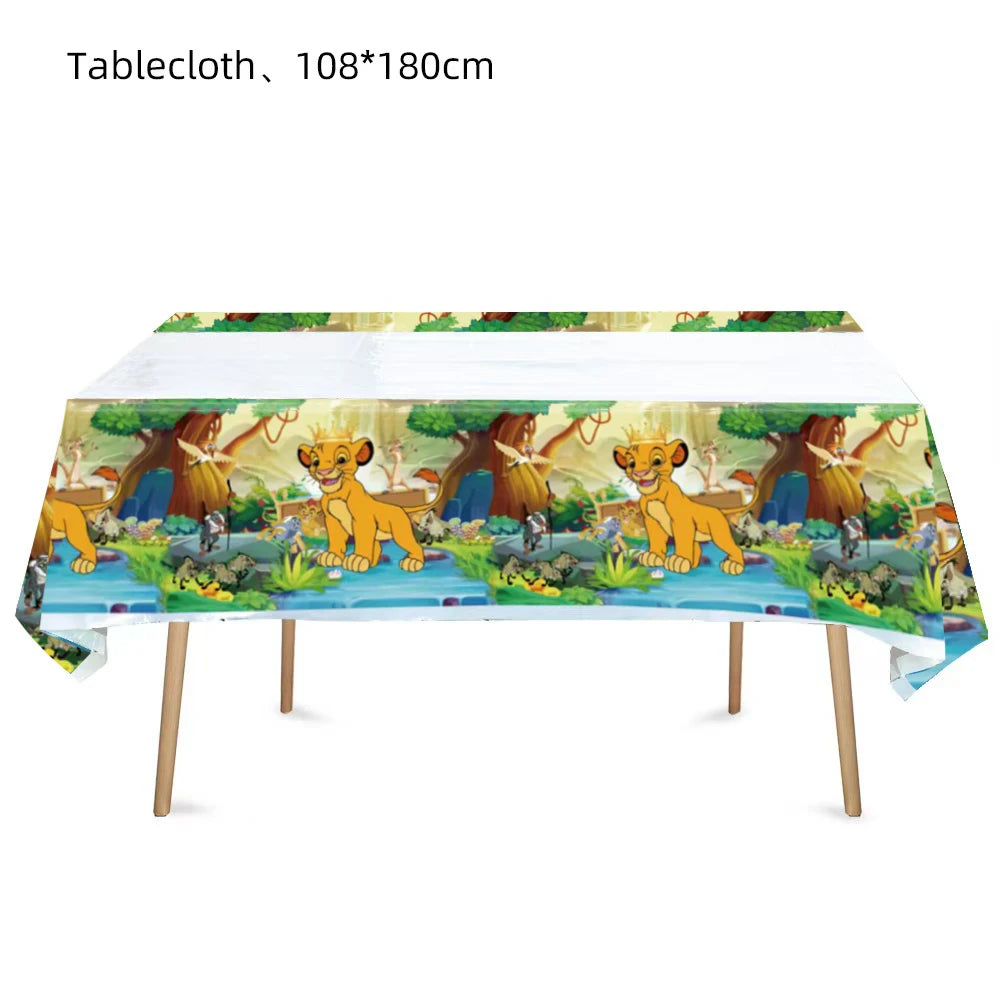 Disney The Lion King Birthday Party Tablecloth For Celebrations