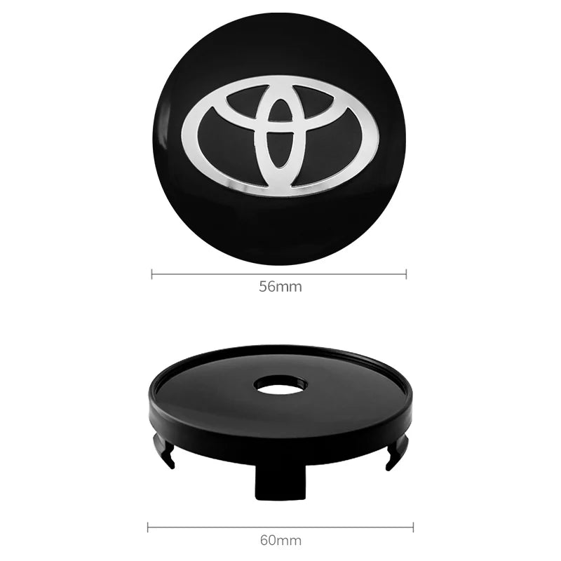 Toyota Wheel Center Hub Cap Stickers For Rav4 Yaris Camry