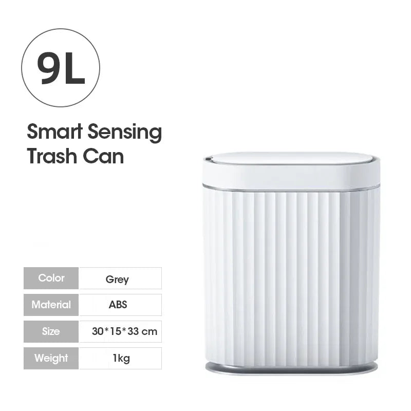 5L 7L 9L Smart Sensor Trash Can Electronic Automatic Garbage Bin for Kitchen and Bathroom