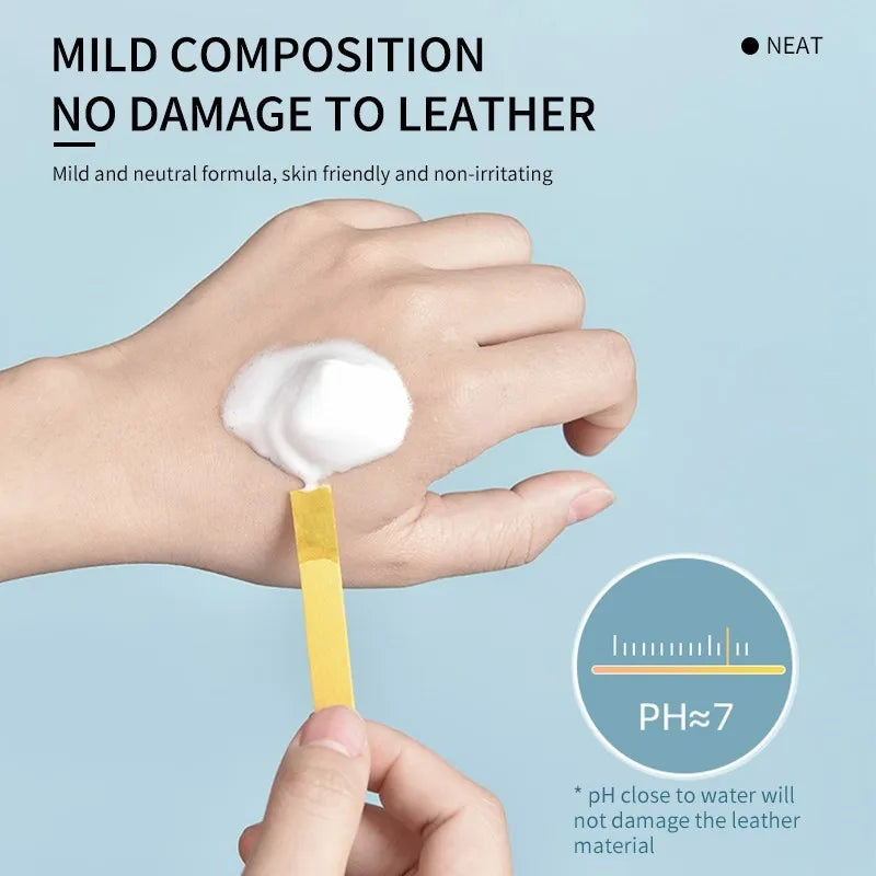 Multi-Purpose Leather Surface Foam Cleaner for Tesla Interiors