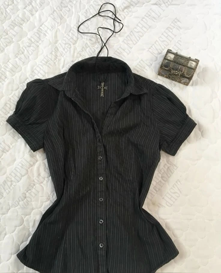 iosnCN Classic Slim Fit Women Shirt for Everyday Style