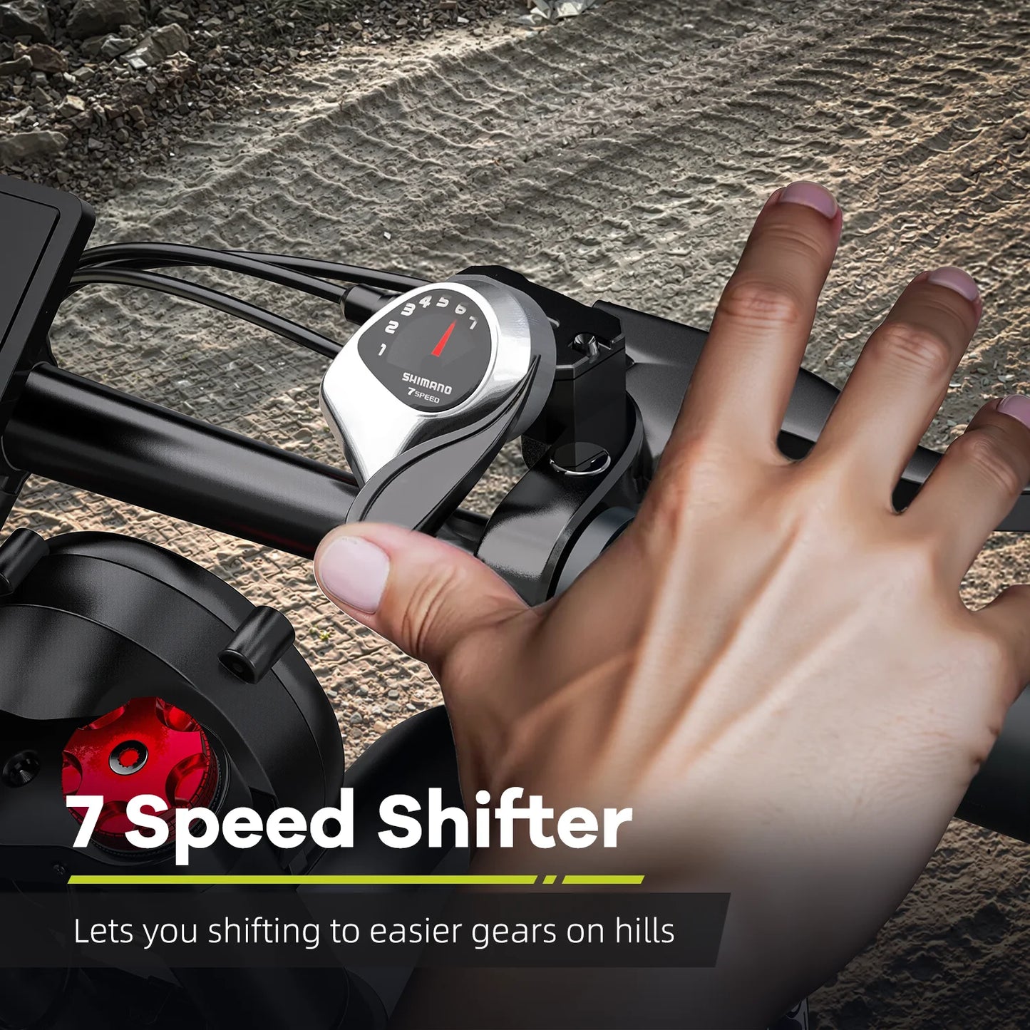 Max Speed 3000W Fat Tire Ebike 52V Long Range Off Road