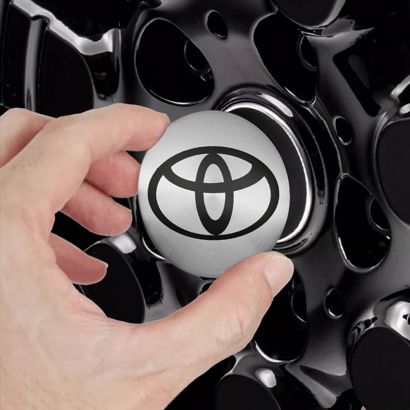 Toyota Wheel Center Hub Cap Stickers For Rav4 Yaris Camry