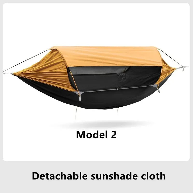 Traveler Two Person Hammock With Mosquito Net Sunshade
