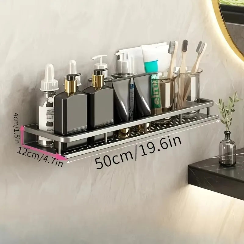 Choice Aluminum Wall Mounted Shelf Kitchen Spice Rack