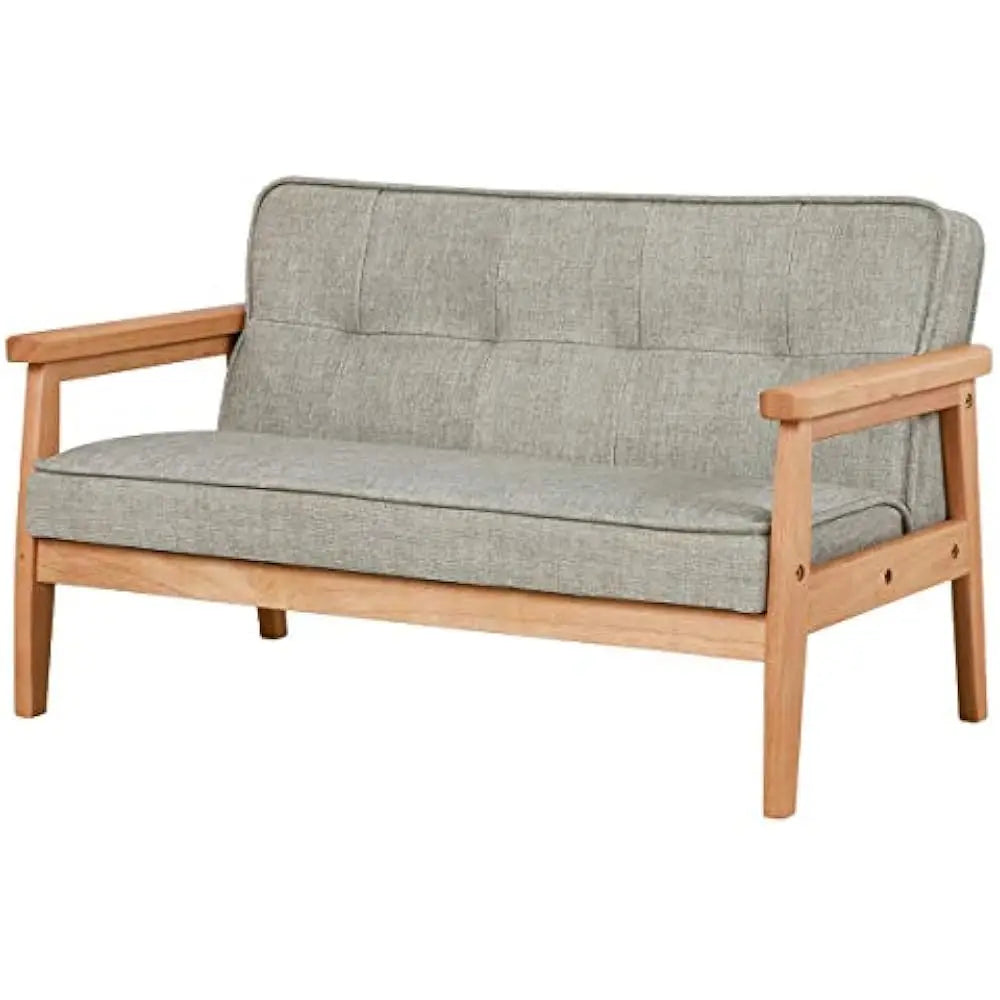 Combination Modern Living Sofa Seater Couch With Wood Arms