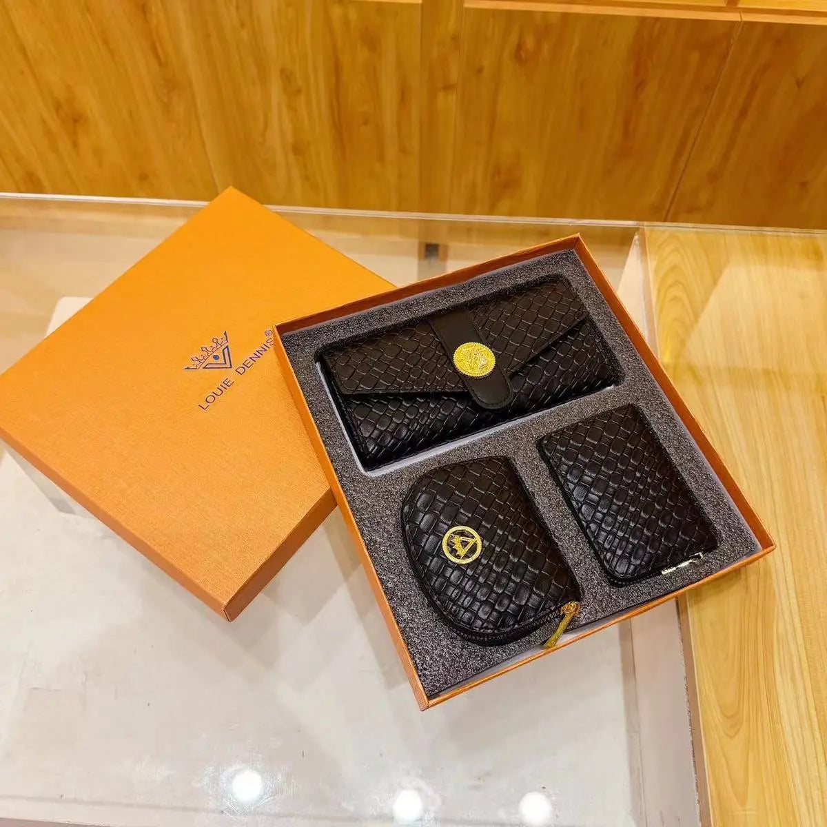 SHXI Foldable Card Case Three In One Fashion Gift Box