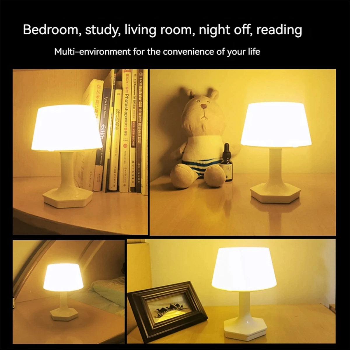 LED Eye Protection Table Lamp for Bedroom and Study