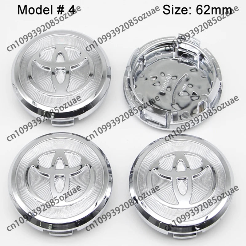 Toyota Wheel Center Hub Cap Stickers For Rav4 Yaris Camry
