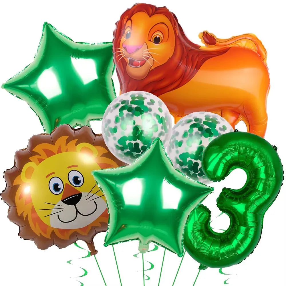 Lion King Simba Birthday Party Disposable Tableware and Decor Set