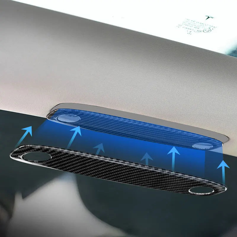Carbon Fiber Reading Light Trim For Tesla Model 3 And Y