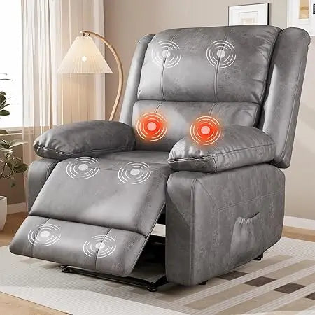 Recliner Chair with Massage and Heat Function for Relaxation