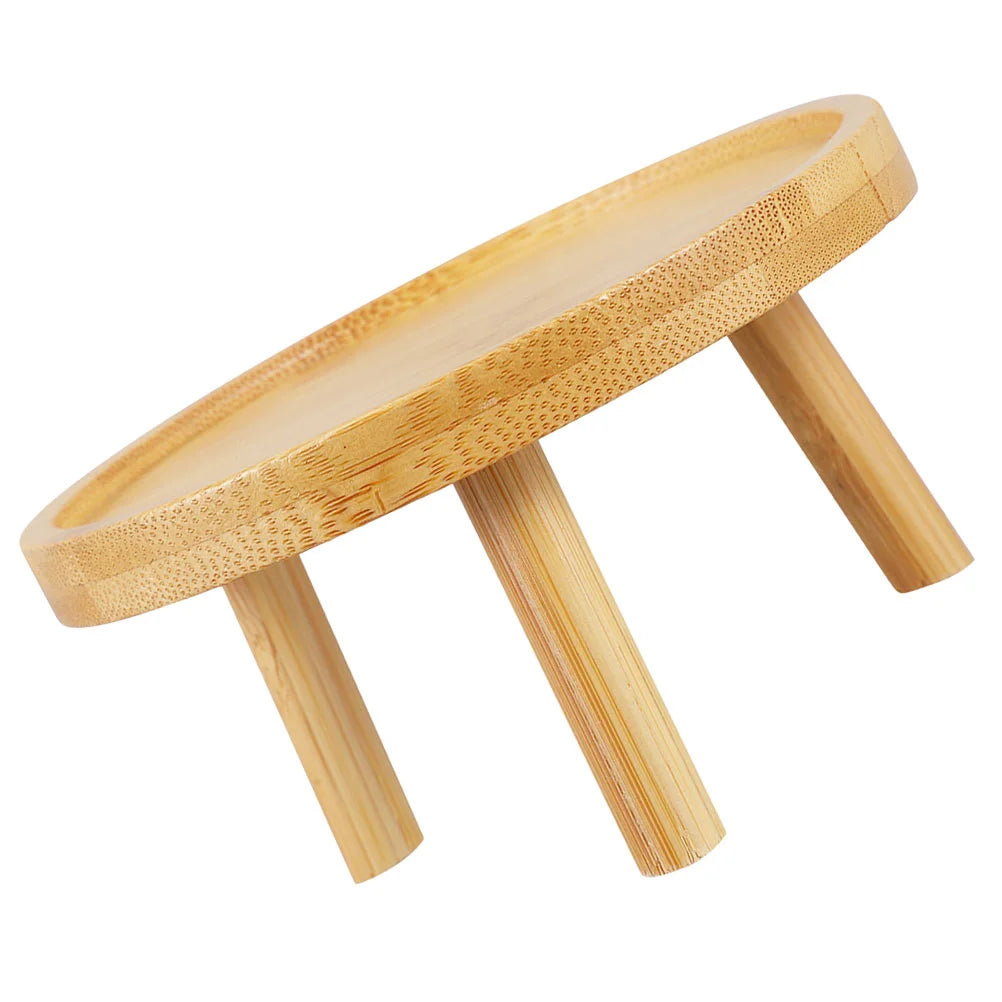 Choice Plant Pot Stand Wooden Tall Desktop Bonsai Display
