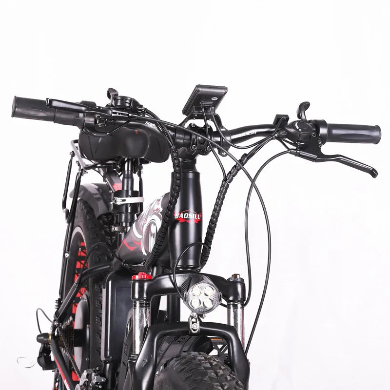 Fat Tire Electric Bicycle 1000W 48V 17Ah Mountain Bike