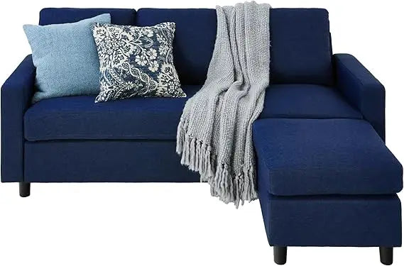 Modern Upholstered L-Shape Sectional Sofa with Chaise Lounge
