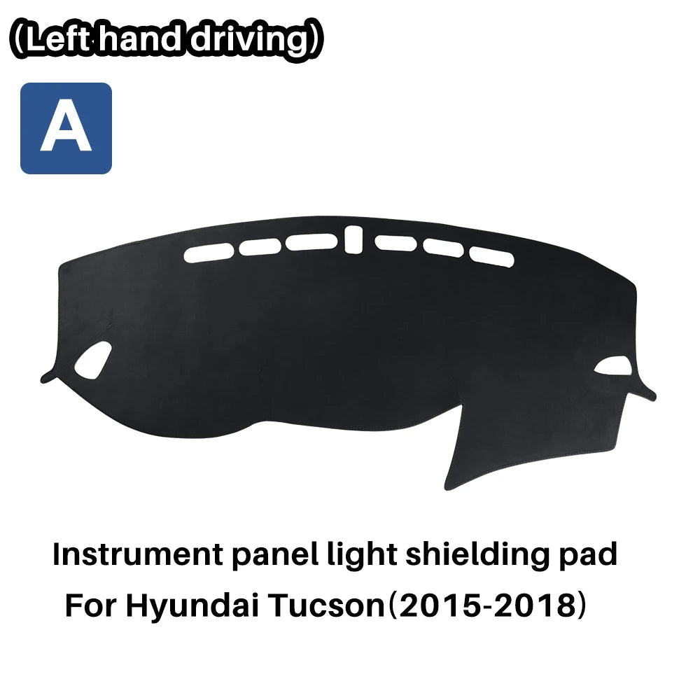 Hyundai Tucson Flannel Dashboard Cover Anti-UV Light Pad