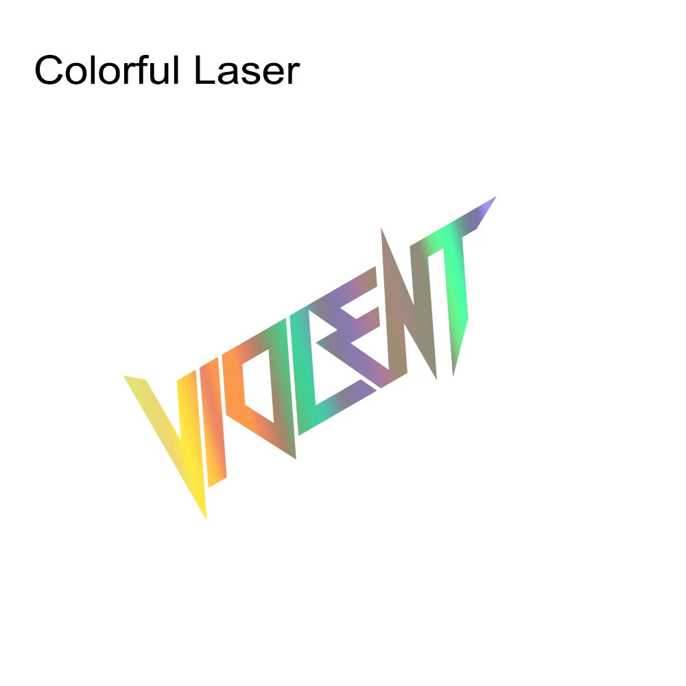 Violent Car Stickers Vinyl Film Front And Rear Windshield Truck Body Sunscreen Decals Drifting Auto Motorcycle Decor Accessories