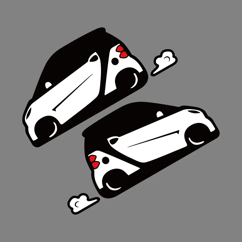Car Stickers Decal Decoration Vinyl Film Decals for Mercedes Benz Smart Fortwo W453 W451 Racing Auto Styling Accessories