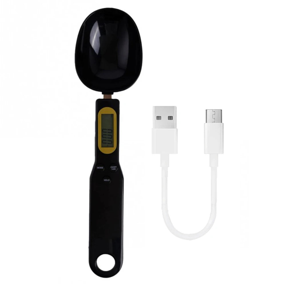 USB Rechargeable Digital Kitchen Scale with LCD Display