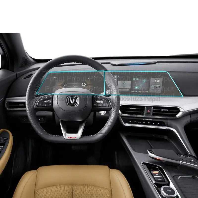 Changan Uni-T GPS Navigation Tempered Glass Protective Film Accessory